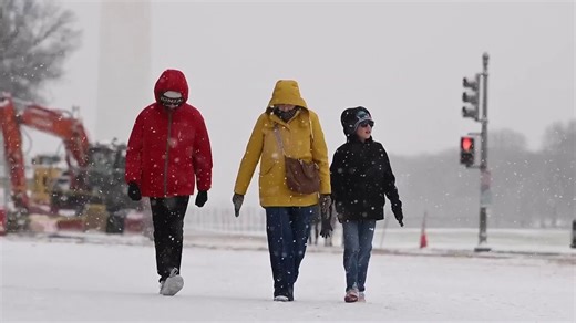 Snow and ice cause pileups on highways and flight delays