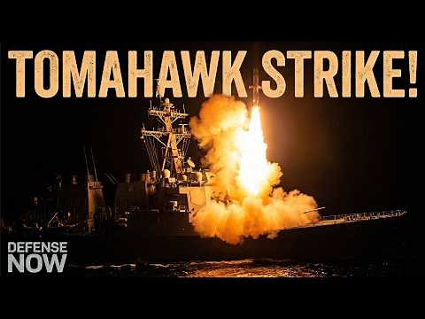 CENTCOM Strike: USS Delbert D. Black Fires a Tomahawk Missile in the Middle East!