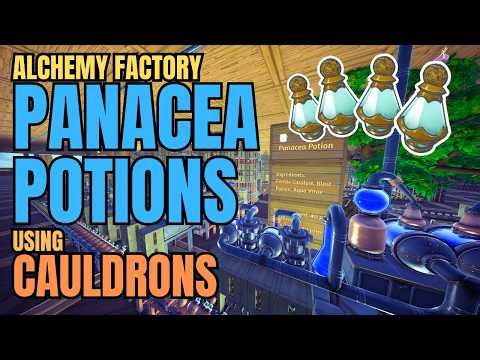 Alchemy Factory - Craft Free Panacea Potions using Cauldrons