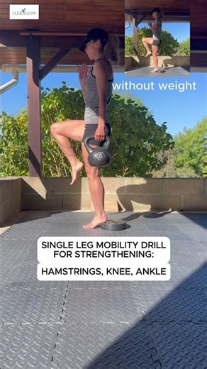 Single Leg Strength & Mobility Drill #legexercise #strengthtraining #runnerstips