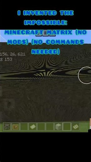 Minecraft matrix (no mods) tutorial