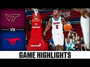 Virginia Tech vs. SMU Game Highlights | 2025-26 ACC Men's Basketball