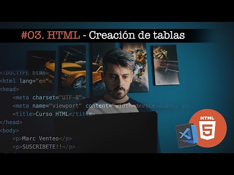 #03 Curso HTML - Creación de tablas | tablas básicas | tablas avanzadas | table tr th td caption