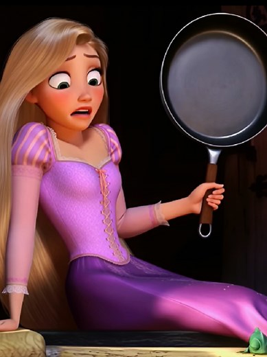 What if Tangled had Bloopers? #tangled #bloopers #funny #movies #fyp | Tangled