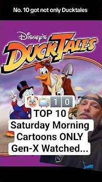 🤡📺1️⃣0️⃣ TOP 10 Saturday Morning Cartoons ONLY Gen-X Watched... #genx #top10