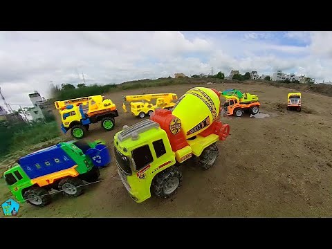 Xe Múc Đất / Xe Máy Xúc / Xe Cần Cẩu Xúc Cát / Xe Tải Đổ Rác / Xe Trộn Bê Tông / Xe Cứu Hỏa offroad