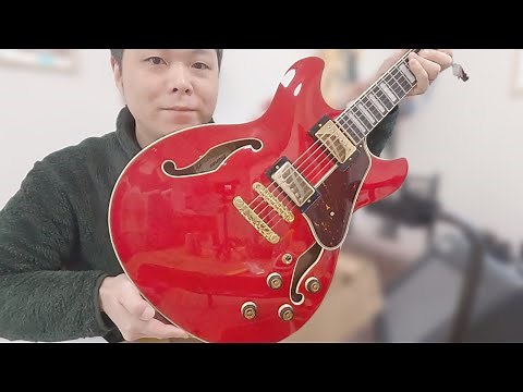 vlog#32 セミアコを買ってしまいました。Ibanez AS93レビュー