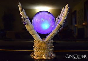 How to Make a DIY Crystal Ball and Base (Dollar Store DIY)