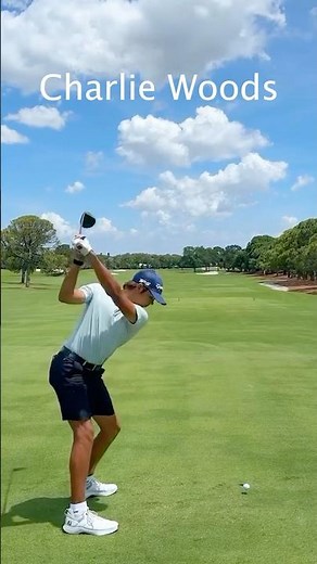 Charlie Woods Golf Swing - Full Speed & Slow Motion #golf #golfswing