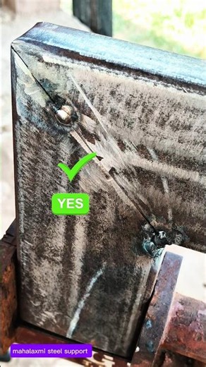 Best trick to join square pipe at 90° #welders #welding #90degree