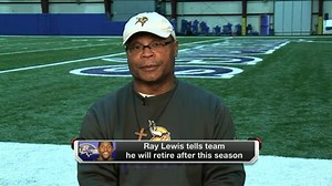 Mike Singletary on Baltimore Ravens linebacker Ray Lewis: 'He's focused on being the best'