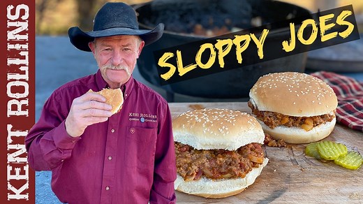 Get the full sloppy joe recipe: https://kentrollins.com/cowboy-sloppy-joes/ For more cooking vids check our youtube channel out: youtube.com/cowboykentrollins | Kent Rollins