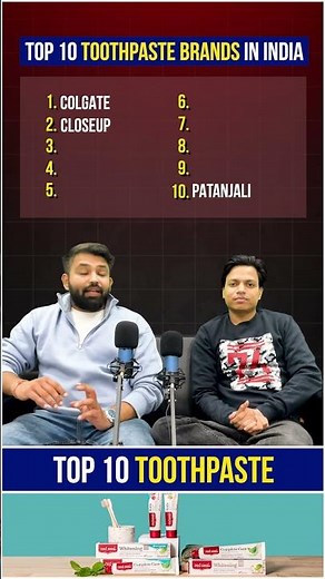 Top 10 Toothpaste Brands of India | Best Toothpaste in India | Which toothpaste to buy #quizgames