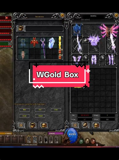How to return WGold Box I MueRegion.com I 200x I Season2.5  I Automatic reset system I Custom Skins #Mu #MuOnline #MueRegion #MuReligion #HowTo