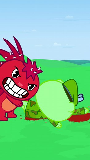 Come on Flaky, Smile Smile Smile! #htf #happytreefriends #flakyxflippy