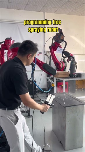 Programming-free spraying robot #spraying robot #industrial robot #six-axis robot