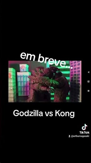 godzilla vs kong stop motion #godzilla #kong #godzillavskong