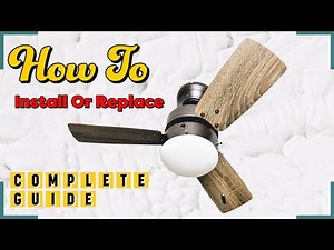 How To Replace Ceiling Fan Install 2 Ways Easy Simple