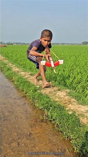 Best Bamboo Crossbow Fishing |😲 Challenge Video ||💫(part-13)#fishing #crossbow #shortsfeed #shorts