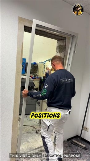 This Door Installation Took Skill, #construction #repairing #diy #shorts