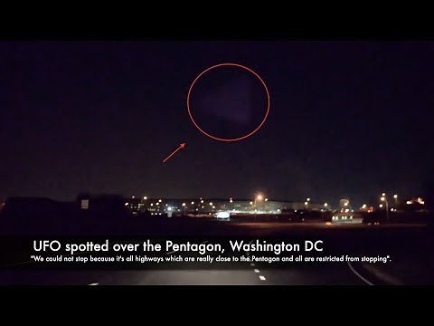 UFO Pyramid above the Pentagon in Washington DC
