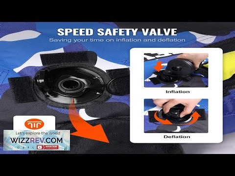 VEVOR Towable Tube for Boating 340 lbs 1 2 Riders Inflatable Boat Tubes