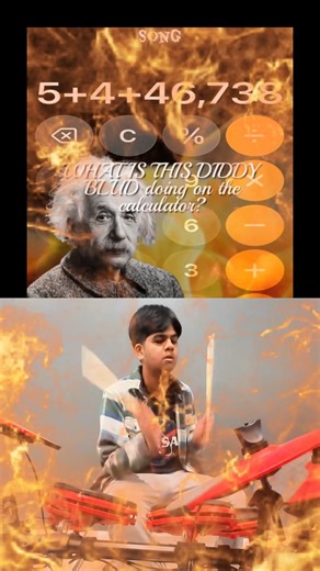 Omni Percussion on Instagram: "what is this diddy blud doing on the calc? (short for calculator) is he typing in 67? this is by far the most brainrot a post of mine has ever been, but this is also by far my favorite video I've made so far #drummer #drumming #drums #67"