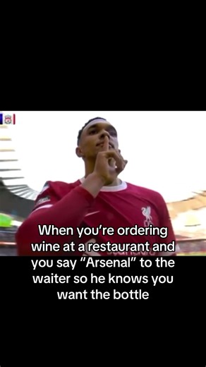 Arteta Wine Ordering Humor