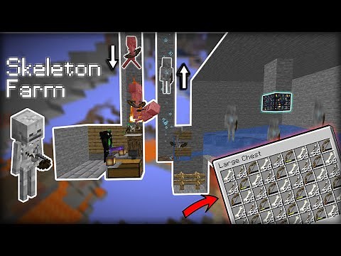 Minecraft: Máy Farm Skeleton Đơn Giản Trong 7 Phút!