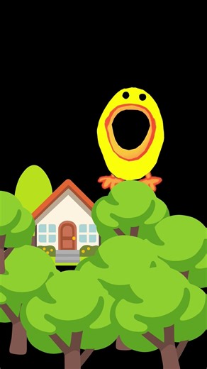 Chicken screaming on tree meme XD