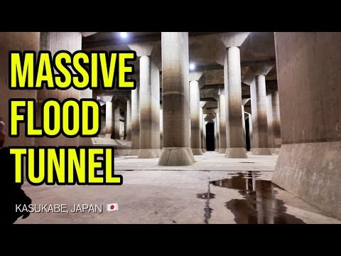 The Secret Underground Cathedral of Tokyo 🇯🇵 4K 60FPS