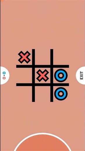 OX Game😎 in a Two-Player Game🔥 #shorts