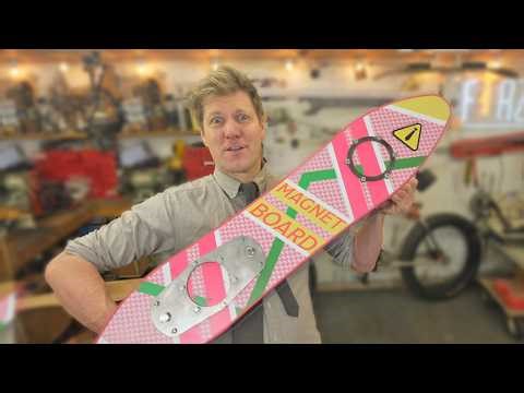 YouTube Mad Scientist Builds Working Hoverboard!