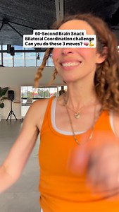 🧠 60-Second Brain Gym Challenge 🧠 This one’s all about moving different parts of the body in different ways. When we practise bilateral coordination (using both sides of the body with different patterns), we activate the prefrontal cortex l, the part of the brain responsible for focus, planning, attention, decision-making and working memory. This is also exactly why learning dance routines is so powerful. You’re not just moving - you’re sequencing, recalling, timing, adapting and problem-solvi