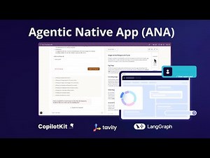 Open Research Agent-Native Application (ANA) CopilotKit + Tavily + Langchain Demo