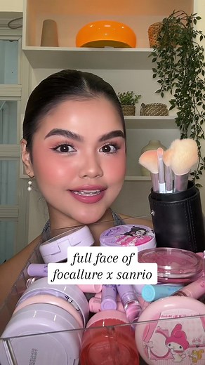 Full Face of Focallure x Sanrio: Beautyph Beautytok Tiktokph