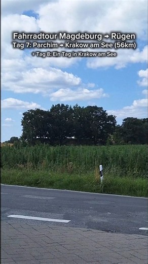 Fahrradtour nach Rügen | Tag 7: von Parchim nach Krakow am See – 56km – & Ein Tag in Krakow am See