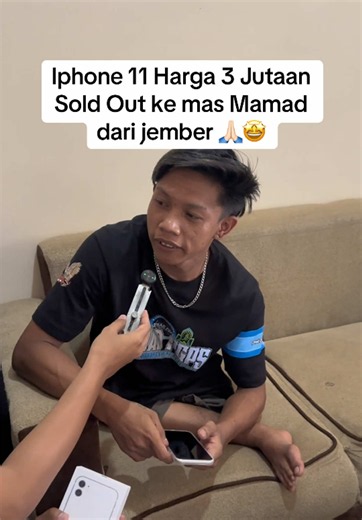 Iphone 11 Harga 3 Jutasn Sold Out ke mas mamad dari jember🙏🏻🤩 #iphone #bondowoso #fyp