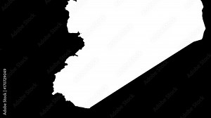 Dara - Syria, region extruded. Solids