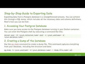 How to Export and Import Data from a Postgres Database with Hasura