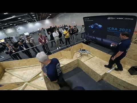 ICRA 2023 Autonomous Quadruped Robot Challenge (QRC) - DAY3 Finals Team IMPROBABLE AI MIT