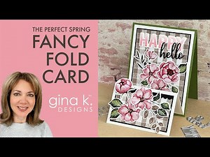 The Perfect Spring Fancy Fold Card!