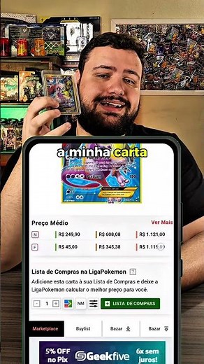 Como descobrir o valor REAL das suas cartas (não caia nessa armadilha) #shorts