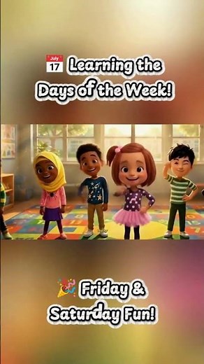 Weekend Fun! 🎉 Friday & Saturday Song for Kids