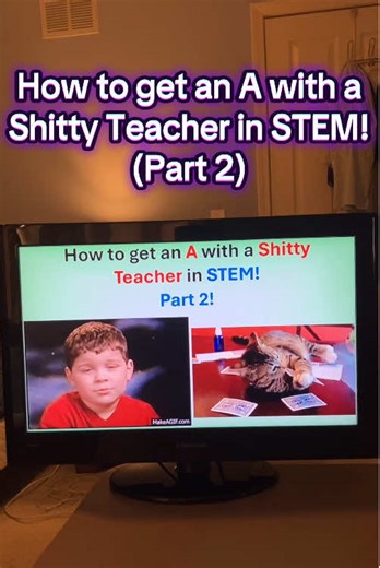 How to get an A with a bad teacher in STEM (part 2)! Share this video! Check out my algebra guide for STEM (link in bio)!
