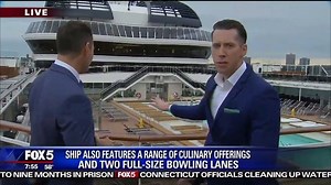 169K views · 1.3K reactions | It's 19 decks high, and weighs over 171,000 tons. The MSC Cruises Meraviglia is the largest cruise ship to ever dock in Manhattan. I'm giving you an inside look. | Ryan Kristafer | Facebook