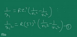 The wavelength of K_{a} spectral line is \lambda for an element... | Filo