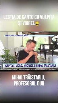 Cum cântau live Vulpița și Viorel la cursurile lui Mihai Trăistariu 😂😂😂