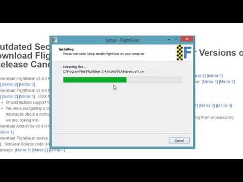 FlightGear Tutorial: How to Download / Install FlightGear