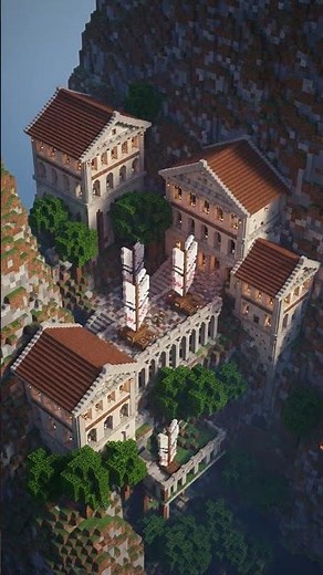 UNSTOPPABLE Roman Villa Design Knockback Combos – Minecraft Sprint Hit Mastery Tutorial 2025 #Shorts